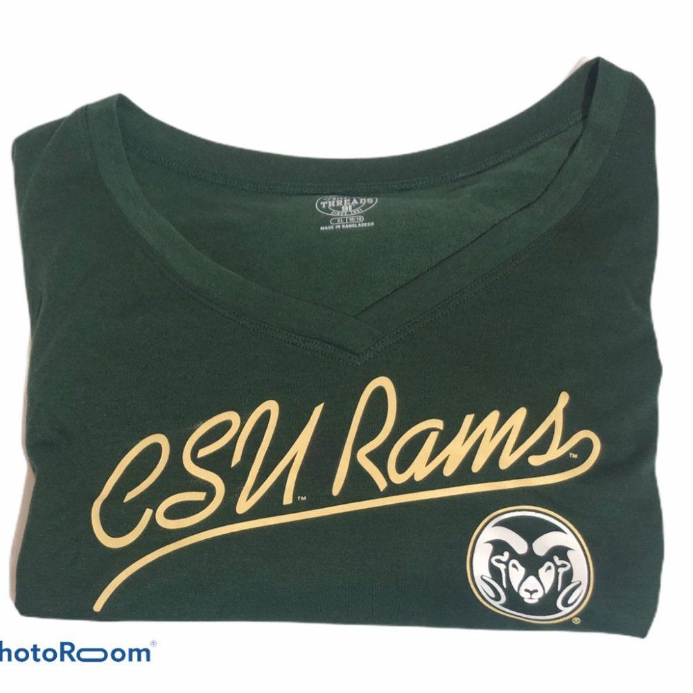 Colorado State CSU Long Sleeve Flare Cuff Soft Tee 0032